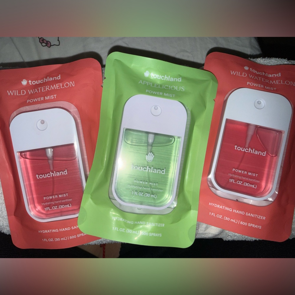 Touchland Power Mist Hydrating Hand Sanitizer - Red and Green